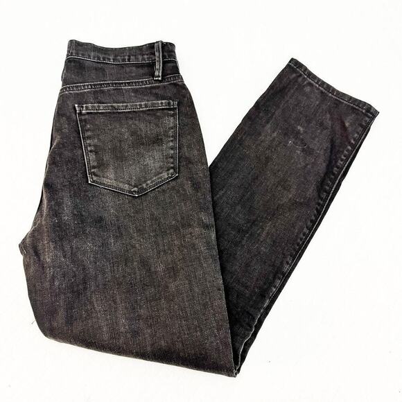 Frame Le Sylvie Slender Straight Tonal Stripe Denim Jeans Size 27 - Picture 8 of 8